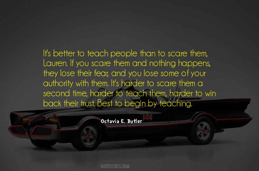 To Lose Trust Quotes #494151