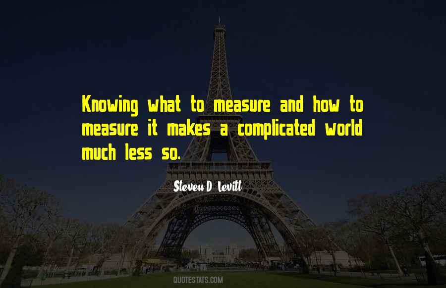To Measure Quotes #1431961