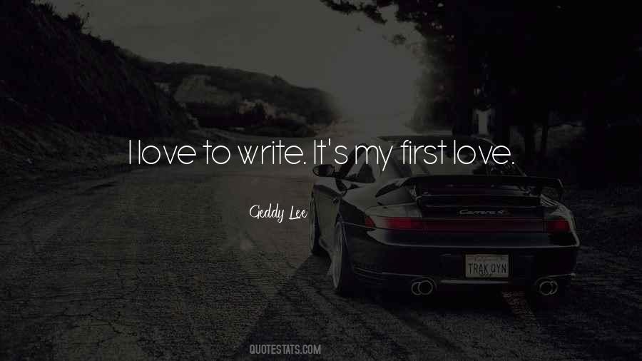 To My First Love Quotes #163661