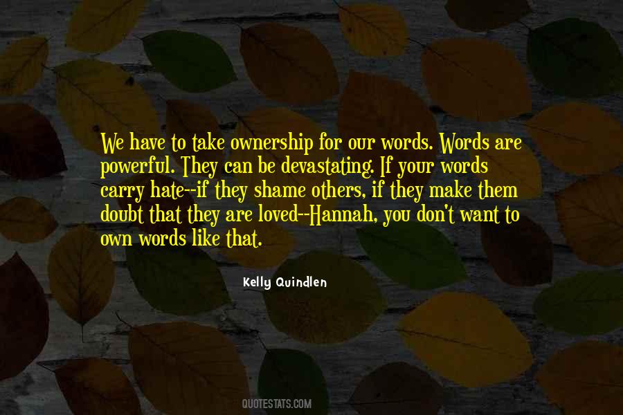To Own Quotes #1220925