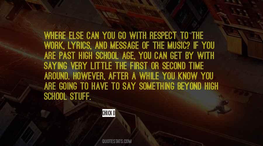 To Say Something Quotes #1171136