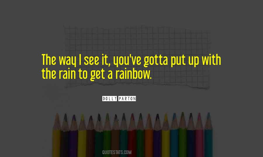 To See The Rainbow Quotes #954534
