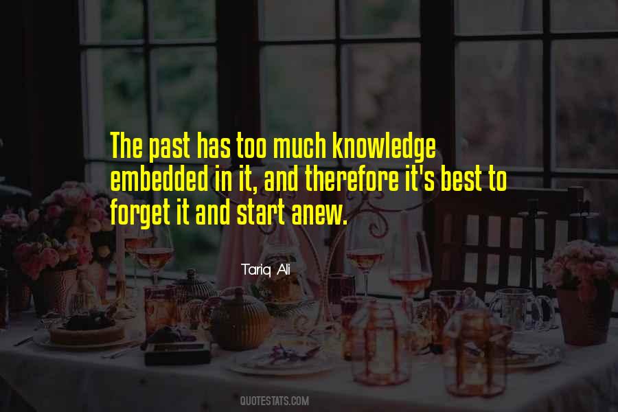 To Start Anew Quotes #728357