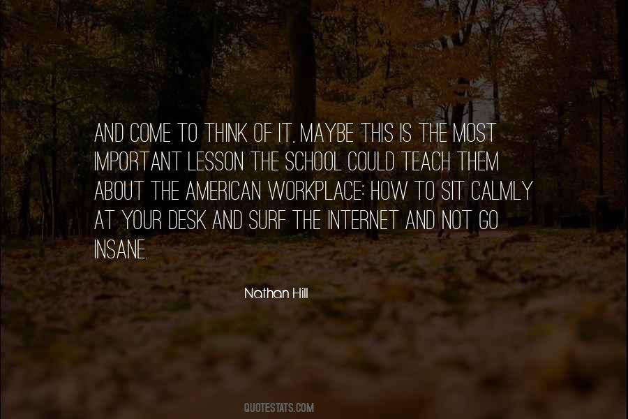 To Teach A Lesson Quotes #839748