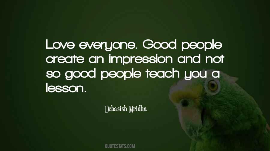 To Teach A Lesson Quotes #849850