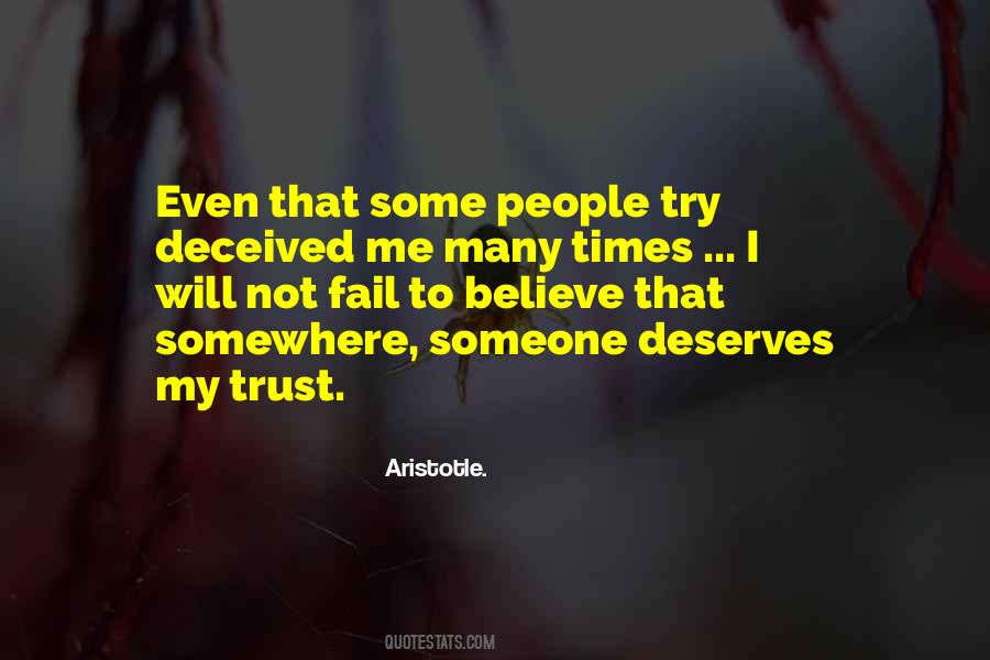 To Trust Someone Quotes #15159