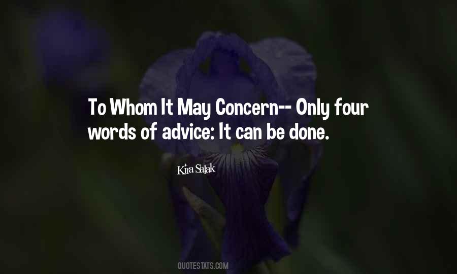 To Whom It May Concern Quotes #512752