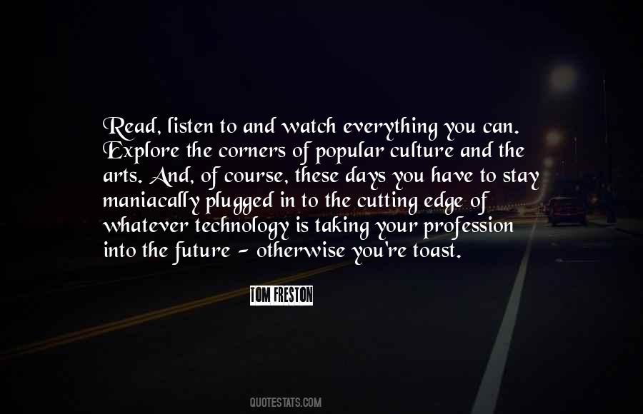 Toast To The Future Quotes #1677228