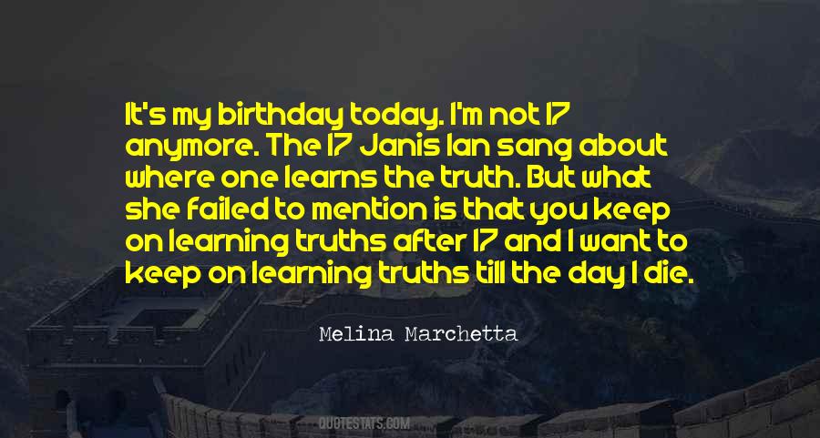 Today Is Not My Birthday Quotes #1226279