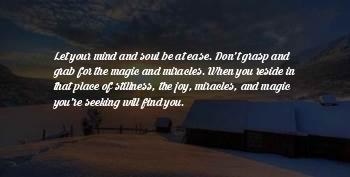 Quotes About Stillness Of The Mind