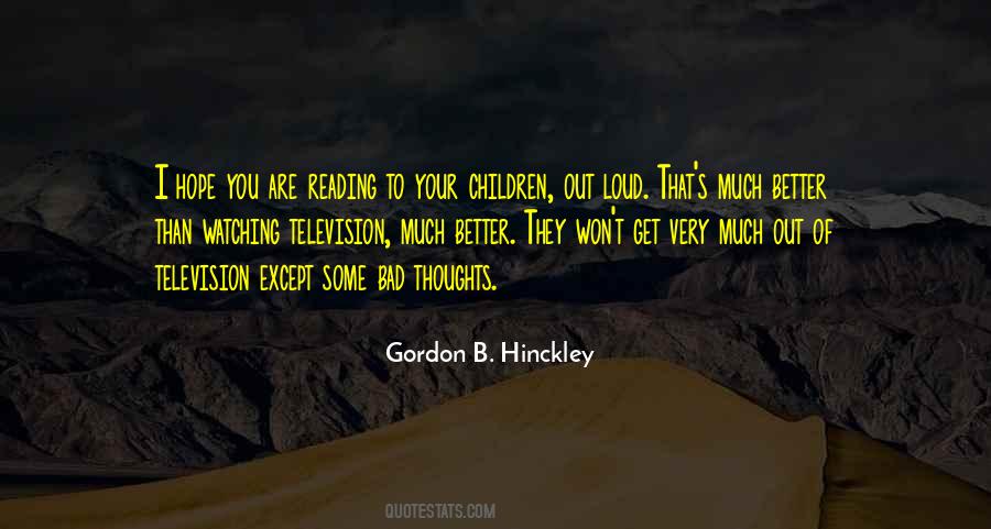Quotes About Bad Thoughts #1208026