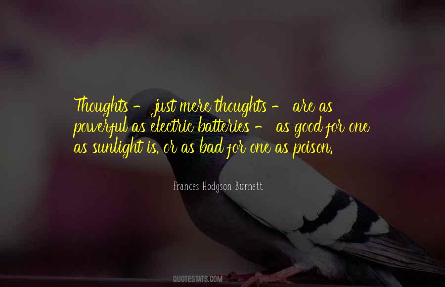 Quotes About Bad Thoughts #278828