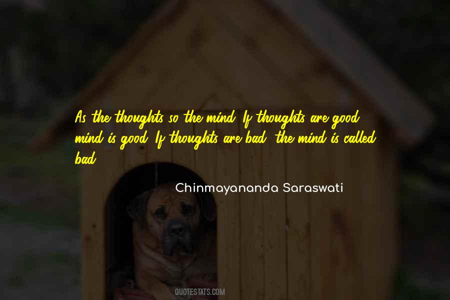 Quotes About Bad Thoughts #702318