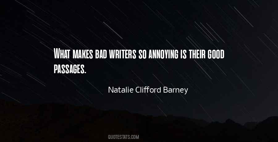 Quotes About Bad Writers #1081215