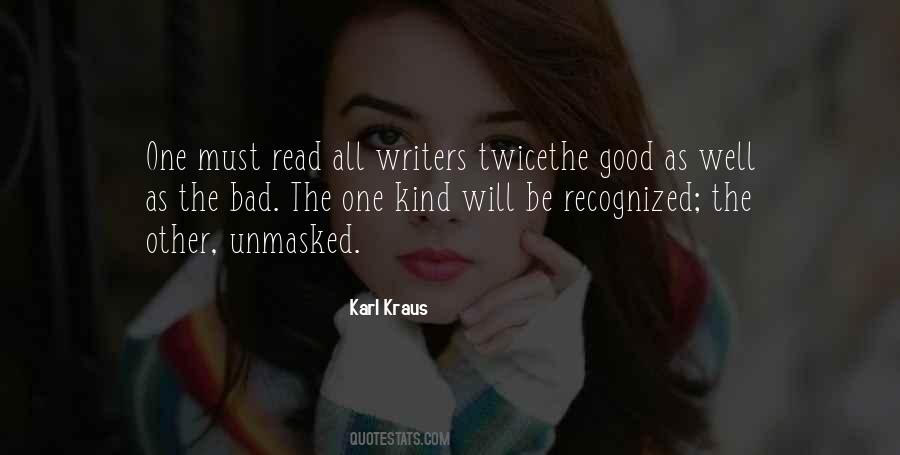 Quotes About Bad Writers #1533853
