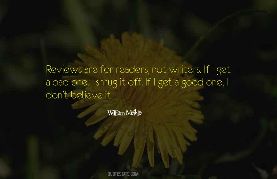 Quotes About Bad Writers #213990