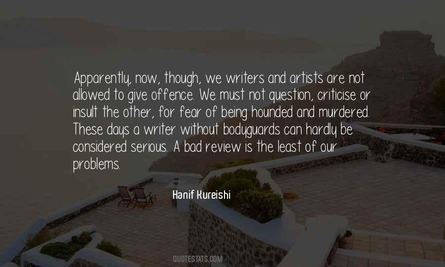 Quotes About Bad Writers #269023