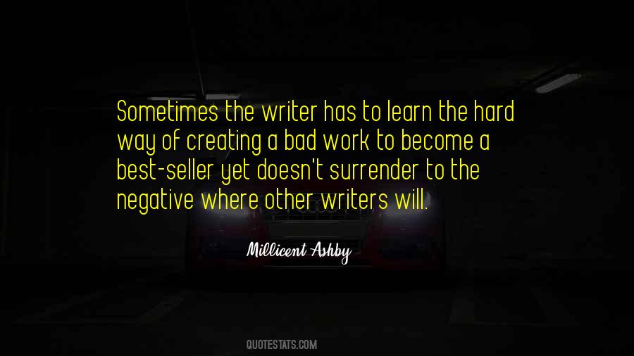 Quotes About Bad Writers #469326