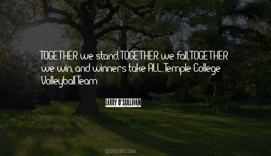 Together We Win Quotes #1198629