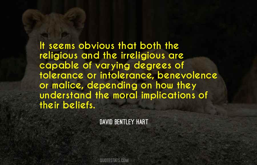 Tolerance Intolerance Quotes #1781876