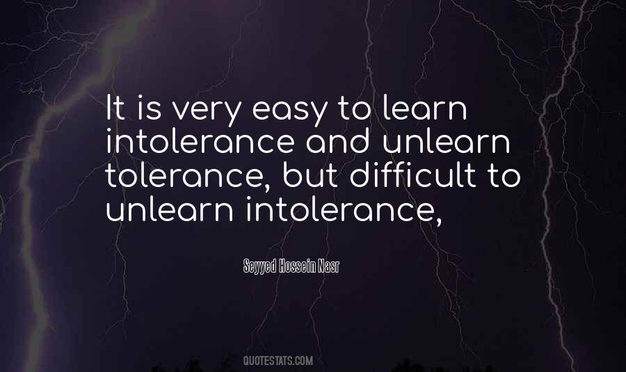 Tolerance Intolerance Quotes #371505