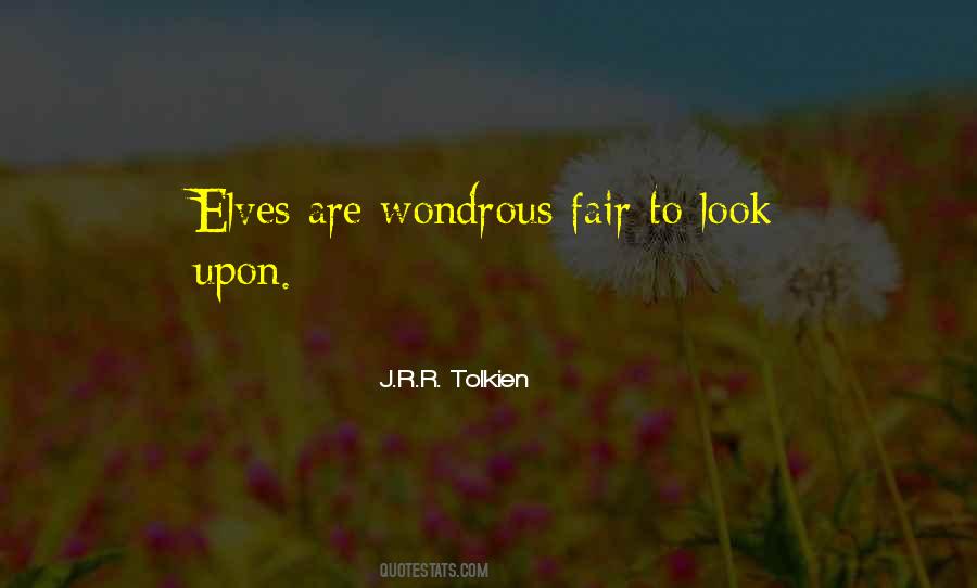 Tolkien Elves Quotes #1847457