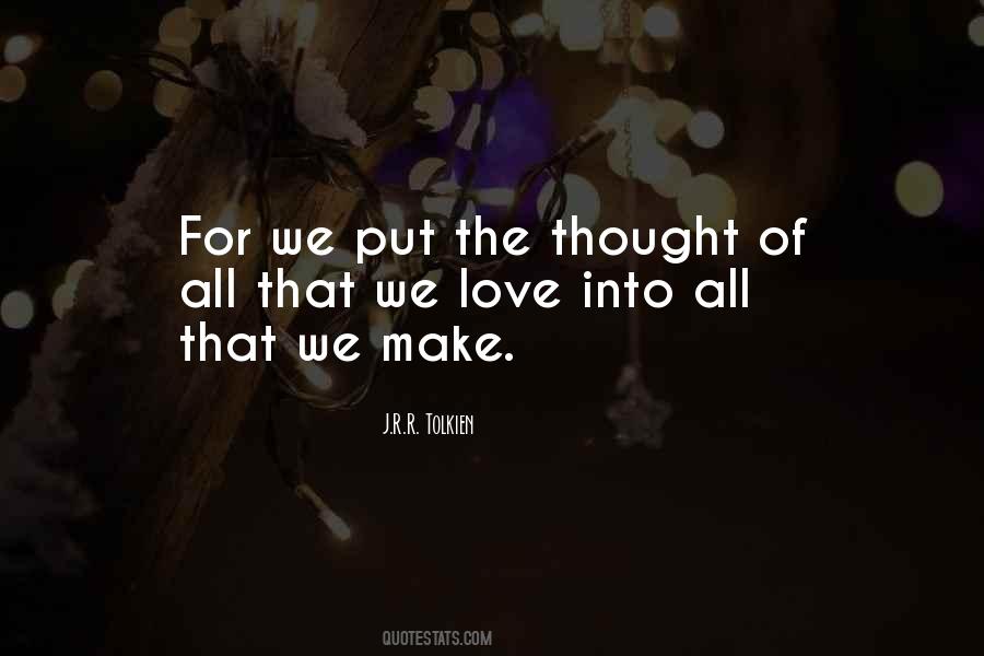 Tolkien Love Quotes #1348861