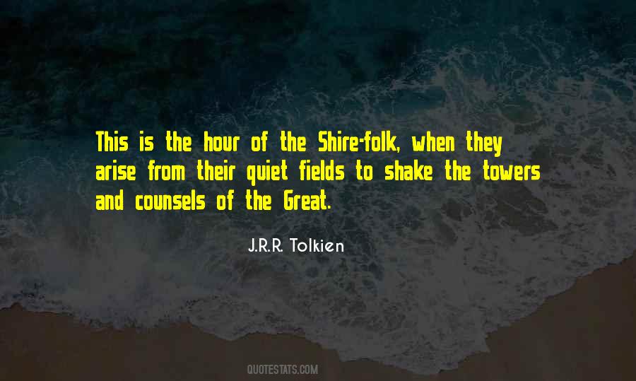 Tolkien Shire Quotes #1394355
