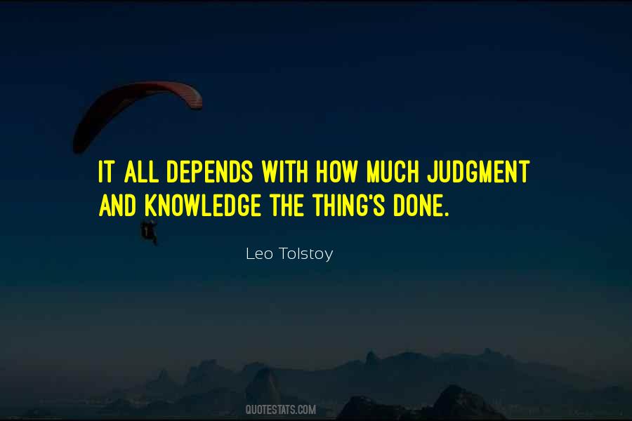 Tolstoy's Quotes #269019