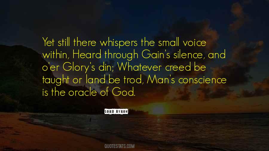 Quotes About Still Small Voice #1771329