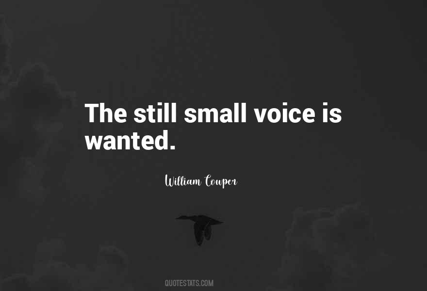 Quotes About Still Small Voice #453100
