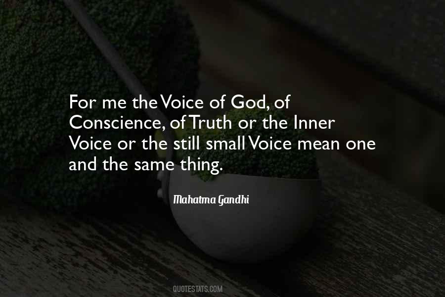 Quotes About Still Small Voice #476470