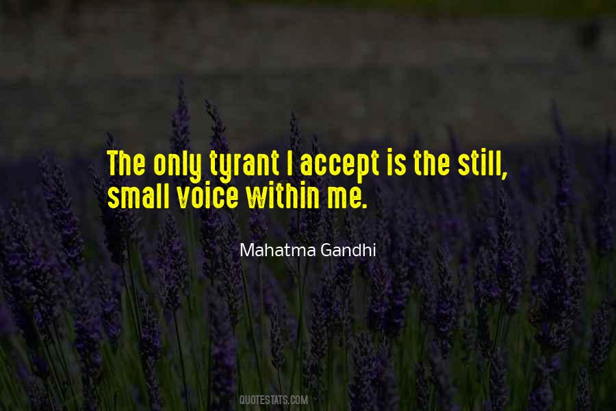 Quotes About Still Small Voice #494107