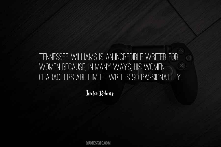 Quotes About Tennessee Williams #752048