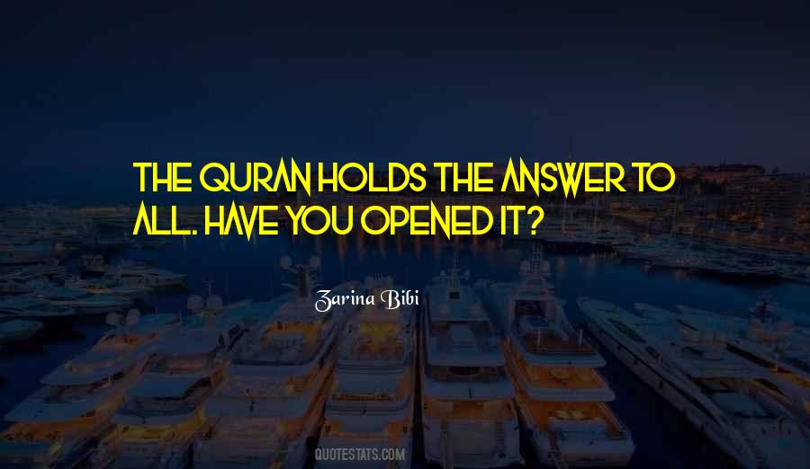 Quotes About Quran #1031588