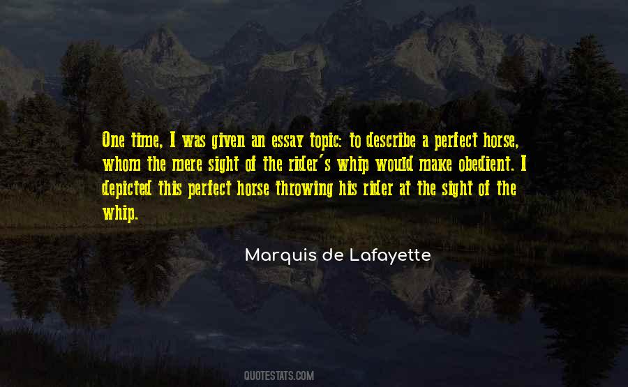 Quotes About Marquis De Lafayette #1547703
