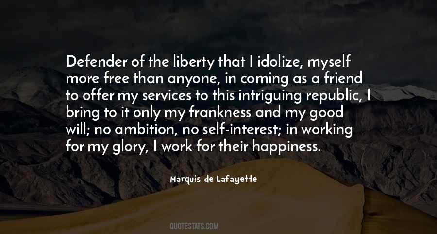 Quotes About Marquis De Lafayette #280870