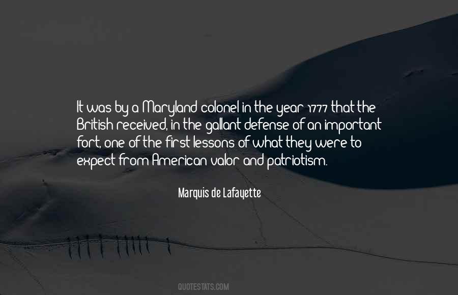 Quotes About Marquis De Lafayette #558532