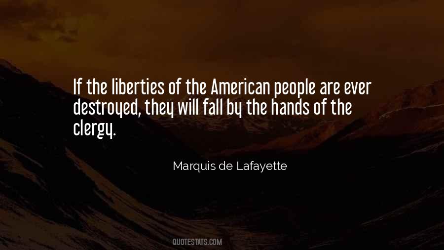 Quotes About Marquis De Lafayette #71098