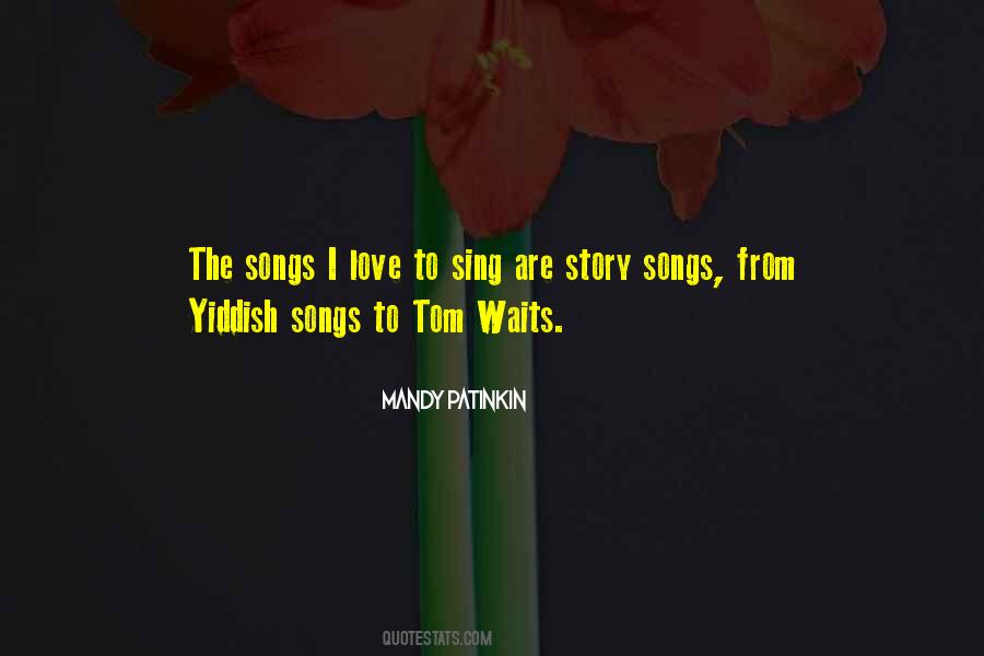 Tom Waits Love Quotes #1224641