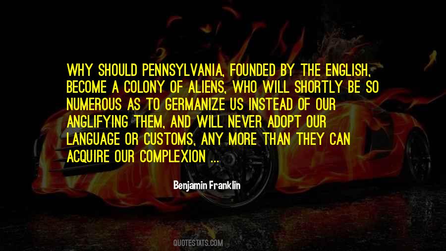 Quotes About Benjamin Franklin #30837