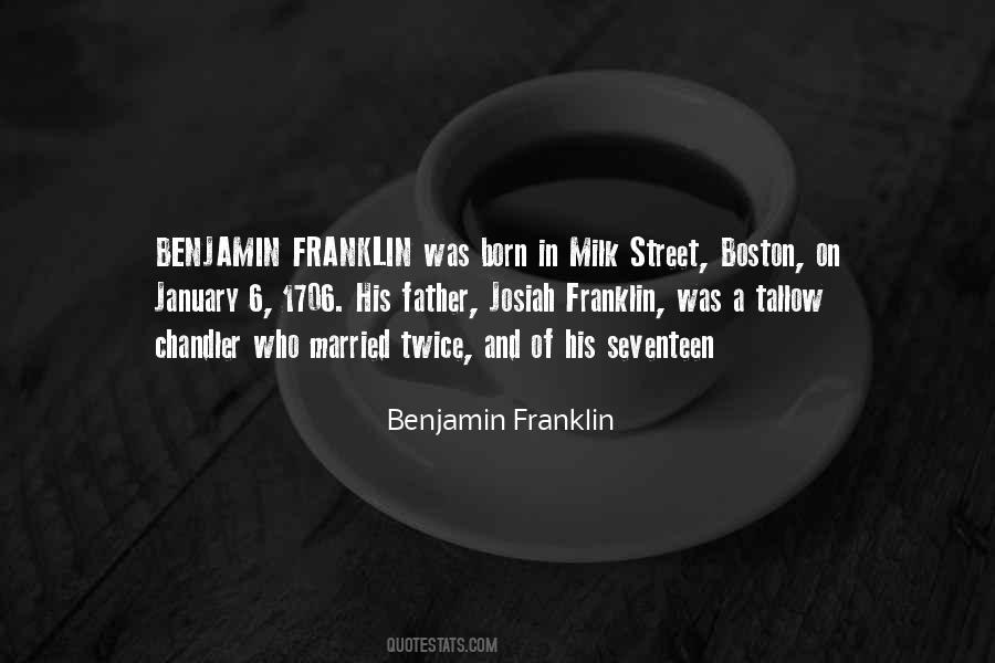 Quotes About Benjamin Franklin #672150