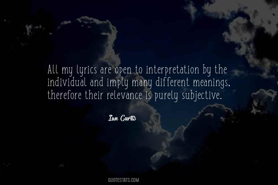 Quotes About Ian Curtis #308955