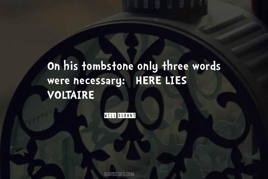 Tombstone Quotes #1069240