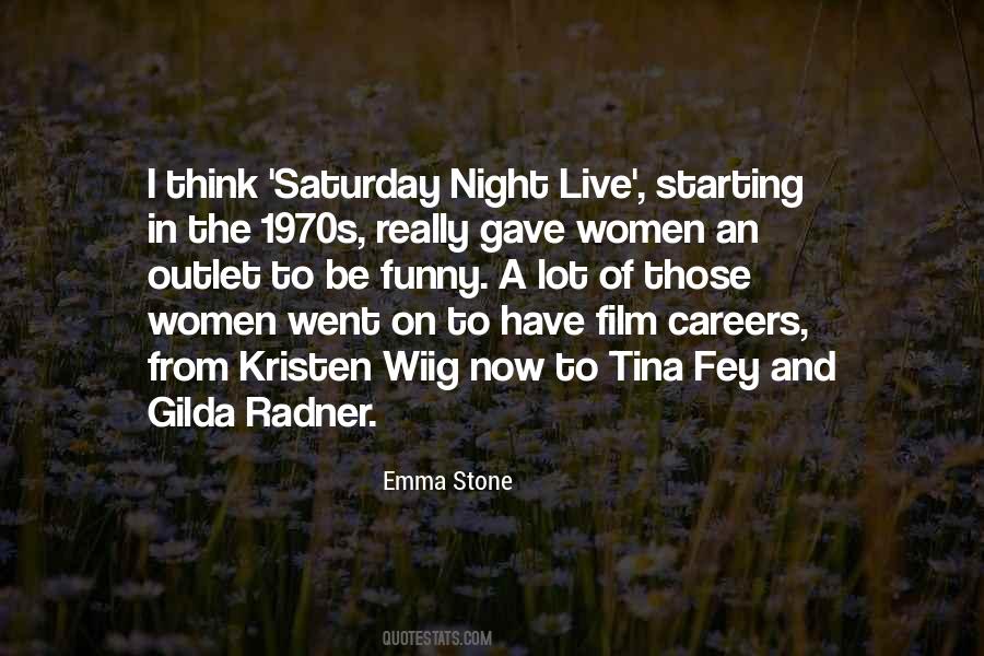 Quotes About Gilda Radner #1790257