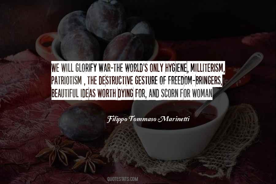 Tommaso Marinetti Quotes #925328