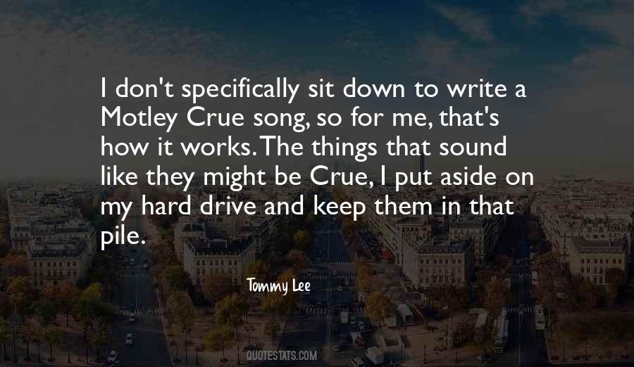 Tommy Lee Motley Crue Quotes #1227992