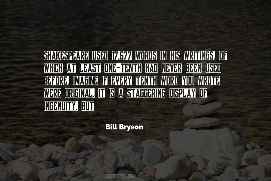 Quotes About Bill Bryson #15624