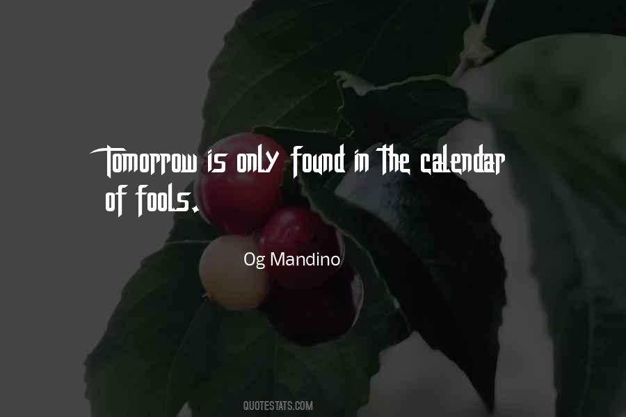 Tomorrow Is Quotes #1259645