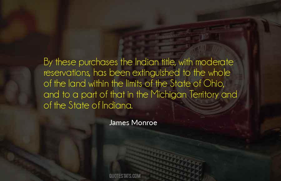 Quotes About James Monroe #158200
